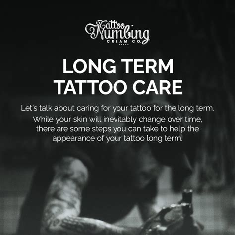 long term tattoo care